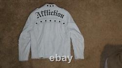 White Affliction Black Premium Jacket w. White Belt