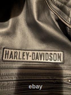 Willie G Harley Davidson Leather Coat Size 4Xl
