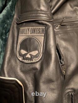 Willie G Harley Davidson Leather Coat Size 4Xl