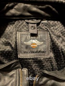 Willie G Harley Davidson Leather Coat Size 4Xl