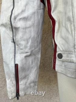 Wilson M. Julian #79 Bugatti Dragon Leather Motorcycle Racing Jacket Men's Large