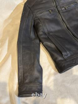 Wilson's Leather Vintage USA Motorcycle Jacket Small Lightly Used Cafe Racer