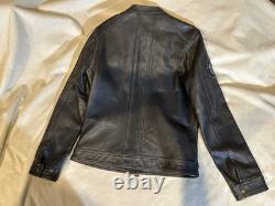 Wilson's Leather Vintage USA Motorcycle Jacket Small Lightly Used Cafe Racer