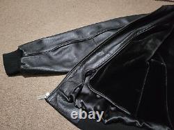 Wilsons Leather Black M. Julian Zipper Jacket With Removeable Lining Size Medium