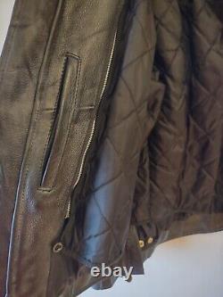 Wilsons Leather Open Road Vintage Thinsulate Motorcycle Jacket Size Small