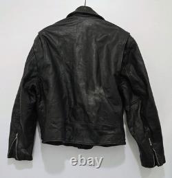 Wilsons Leather XL Black Motorcycle Jacket Thinsulate Insulated Cowhide