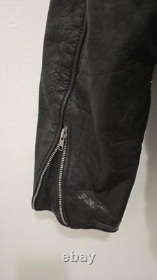 Wilsons Leather XL Black Motorcycle Jacket Thinsulate Insulated Cowhide