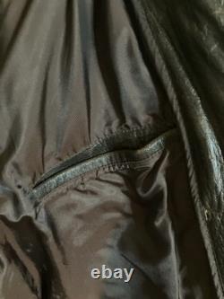 Wilsons Men's Leather Jacket. Size M. Vtg. Brown Distressed, Motorcycle Full Zip