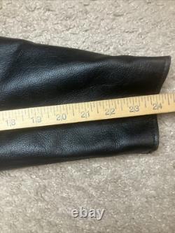 Wilsons Open Road Genuine Leather Motorcycle Jacket Mens Size 46 Thinsulate