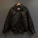 Wilsons Pelle Studio M men's black Leather riding motorcycle bomber jacket