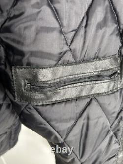 Wolff Vintage Motorcycle Bomber Leather Jacket Size 46 Made In Canada Preowned
