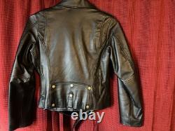 Woman's Jacket Biker Leather Size XXL