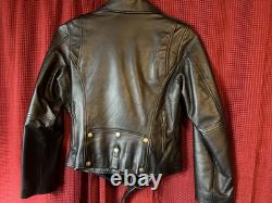 Woman's Jacket Biker Leather Size XXL