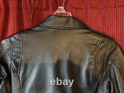 Woman's Jacket Biker Leather Size XXL