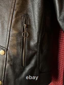 Woman's Jacket Biker Leather Size XXL