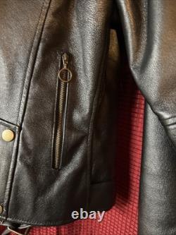 Woman's Jacket Biker Leather Size XXL