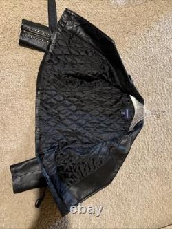 Woman's Jacket Biker Leather Size XXL