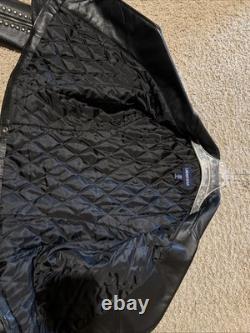 Woman's Jacket Biker Leather Size XXL