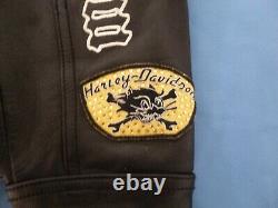 Women's Harley Davidson JOYRIDE 3-in-1 Leather Jacket + Hoodie Sz XL-97071-11VW