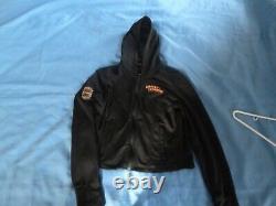 Women's Harley Davidson Miss Enthusiast 3-in-1 Leather Jacket Sz Med REFLECTIVE