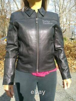 Women's Harley Davidson Purple Haze Leather Riding Jacket. Size Small