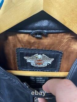 Women's L Harley Davidson Leather Motorcycle Jacket 105th Anniversary Edition