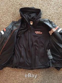 Women's Leather Harley Davidson Jacket Large