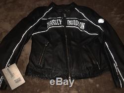 Women's Willie G Davidson Series Reflective Jacket Size Large Item # 98152-09VW
