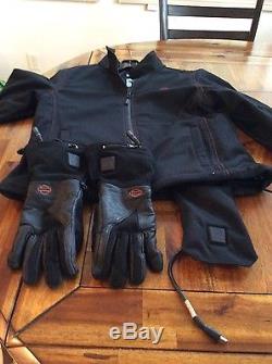 Women's harley davidson heated jacket, pants' gloves