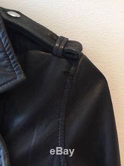 Womens IRO HAN Moto Motorcycle Leather Jacket Size 36