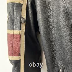 Womens Indian Motorcycles Leather Moto Jacket Size XL