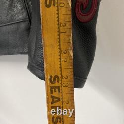 Womens Indian Motorcycles Leather Moto Jacket Size XL