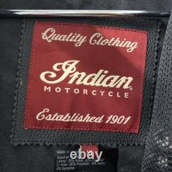 Womens Indian Motorcycles Leather Moto Jacket Size XL