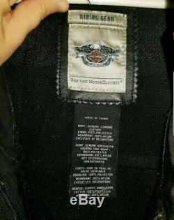 Womens harley davidson leather jacket size 2w