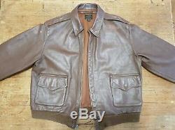 Ww2 Eastman A2 Horsehide Pearl Harbour Flying Flight Pilot Leather Jacket Uk44