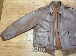 Ww2 Eastman A2 Horsehide Pearl Harbour Flying Flight Pilot Leather Jacket Uk44