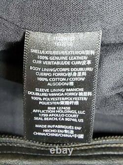 XL Affliction Black Premium Limited Addition Leather Jacket
