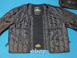 XL Scorpion Exo Top Grain Leather Motorcycle Jacket. Removable Liner & Pads