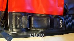 XPERT Leather Motorcycle Jacket Red /Black/White Color US MEN'S SIZE 52H EUC