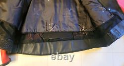 XPERT Leather Motorcycle Jacket Red /Black/White Color US MEN'S SIZE 52H EUC