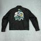 Xelement Jacket Mens Large Black Skull Snake Embroidered Waterproof Motorcycle