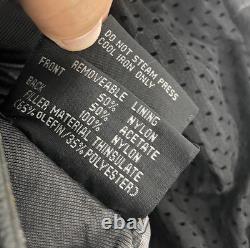 Xpert Motorcycle Leather Biker Jacket Womens Size M Black Zip Thinsulate Moto