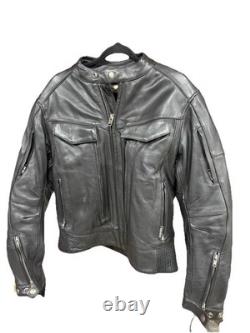 Xpert Performance Gear Men's Leather Jacket Kevlar Reinforced & Thinsulate LG