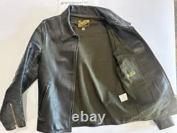 Y'2 Leather Horse Hide Single Riders Jacket Black Size40 Made in Japan