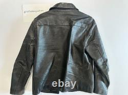 Y'2 Leather Horse Hide Single Riders Jacket Black Size40 Made in Japan