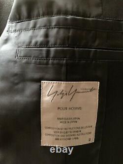 Yohji Yamamoto Pour Homme Jacket with Zipper Detail Sz 2