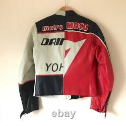 Yohji Yamamoto X Dainese 2004 Rare Cafe Racer Leather Moto Biker Jacket
